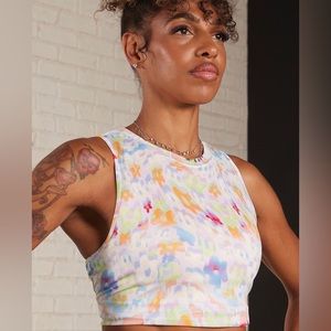 Fabletics Women's  Dry-Flex Muscle Tank Size - M -  New Wave Floral